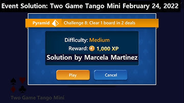 Two Game Tango Mini Game #8 | February 24, 2022 Event | Pyramid Medium