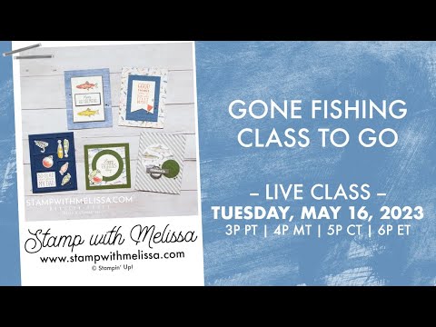 🔴 LIVE: Stampin' Up! Gone Fishing Bundle