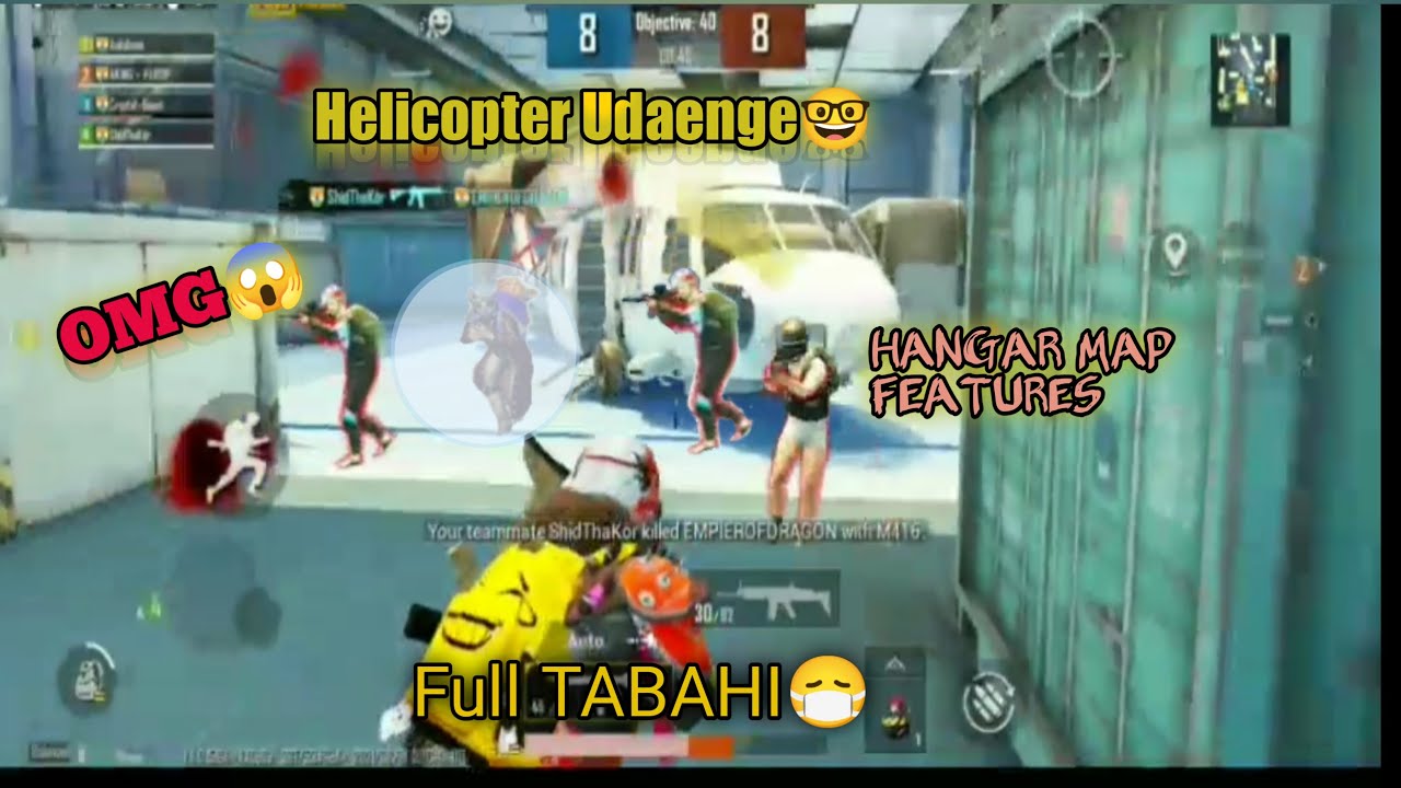 New Map |Hangar| Features |Pubg Mobile| |Flying Helicopter| 