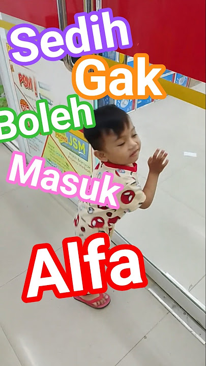 Sedih gak boleh masuk Alfa #comedy #funny #alfamart #lucu #train #automobile #shortvideo #viral