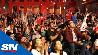 Raptors fans at jurassic park have inspired viewing parties across the
country. faizal khamisa went gta and found a sense of community that
has be...