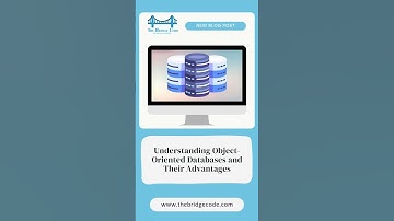 Read our new Blog on - Understanding Object-Oriented Databases and Their Advantages #database #learn