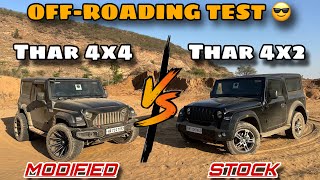 Thar 4x4 Vs Thar 4x2 Off-Roading Battle😎 | दोनों Gaddi Fail❌ होगायी😱 | ये तो Socha ही Nahi था 🤯