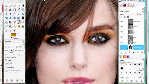 Keira Knightley Becomes Sorcha Using GIMP 2.6