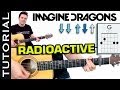Como tocar RADIOACTIVE de Imagine Dragons en guitarra acordes y ritmo