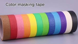 Colored Crepe Paper Masking Tape
