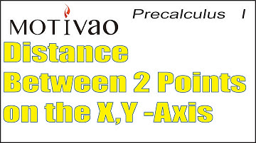 Precalculus | Find the Distance of Two Points on the X,Y - Axis