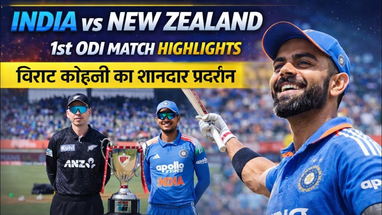INDIA vs Newzealand 1st Odi match Full। Highlights 2026 | IND vs NZ Odi ...