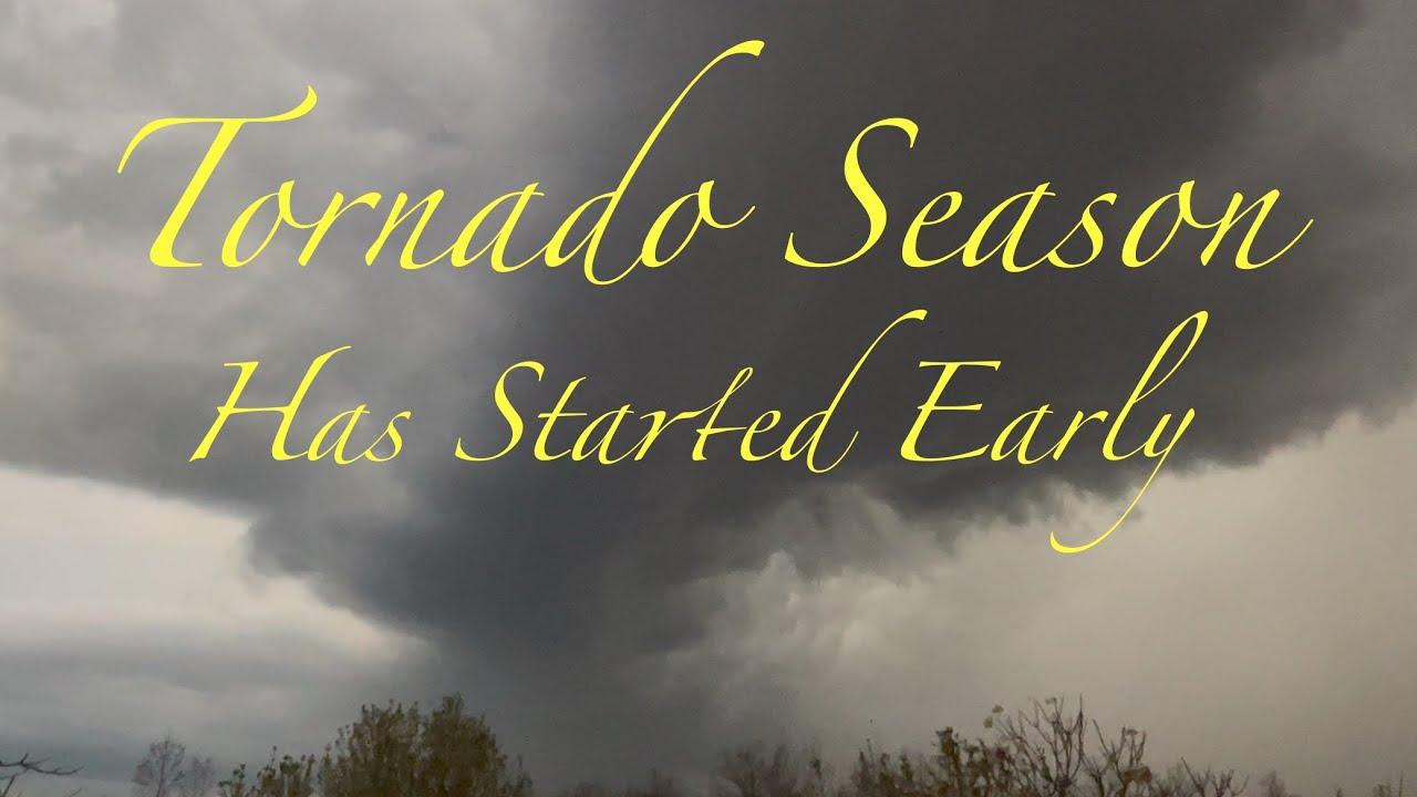 Watch the Storm Roll in! First Tornado Warning of 2025 - YouTube