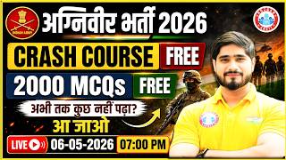 Agniveer Army Bharti 2026 | Army Bharti Free Crash Course | Army GD MCQ's Series | By Dharmender Sir