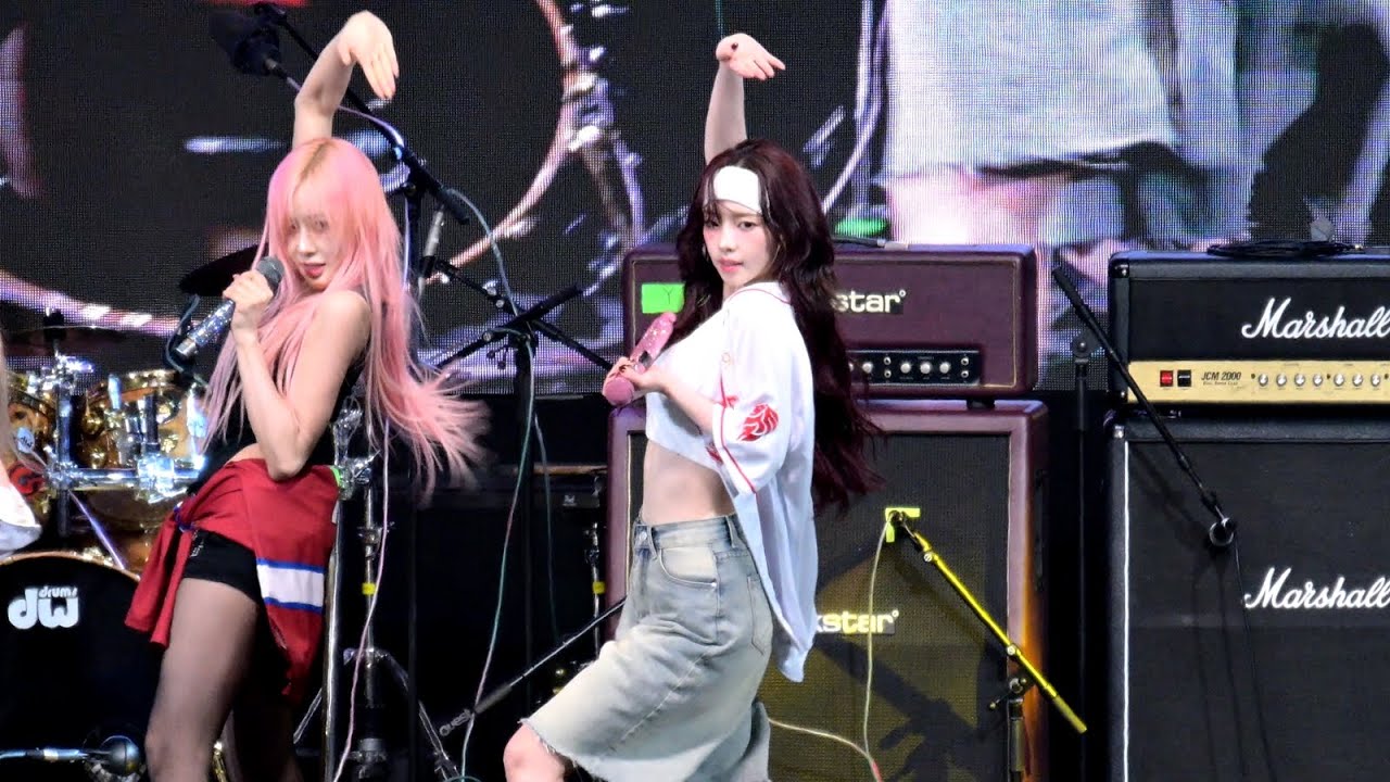 에스파 카리나 focus 🎧 'Black Mamba + Supernova + Thirsty + Whiplash + Next Level' FULL | 경희대 국제캠 | 241030