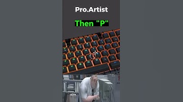 Noob vs Pro Artist: separate different parts of the mesh #blender #blendertutorial