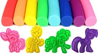 Play-Doh My Little Pony Apple Bloom, Applejack, Fluttershy, Pinkie Pie, Rarity, and Twilight Sparkle