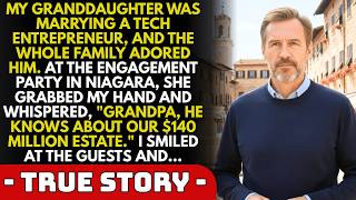 At My Granddaughter's Engagement Party, She Grabbed My Hand And Whispered, Grandpa, He Already...