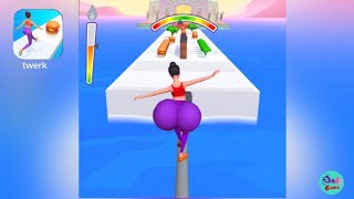 Twerk 3D Gameplay Level 4-6 เกมวิ่งทเวิร์ค ก้นชนกัน | Twerk Race 3D screenshot 4