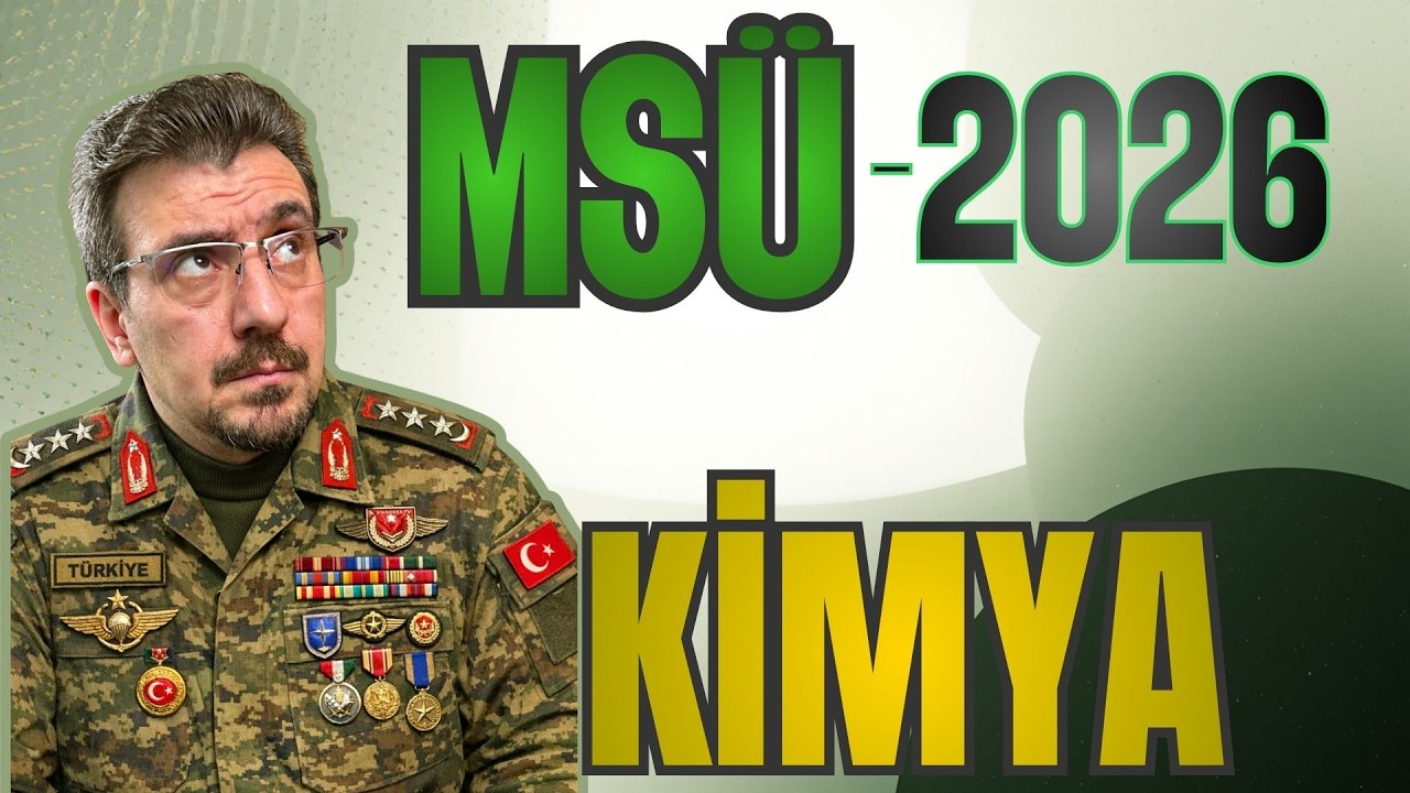 MSÜ 2026 Kimya Sorularının Çözümü-TYT ye Etkisi Ne Olabilir?