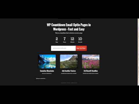 WP Email Opt in Countdown Plugin