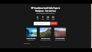 WP Email Opt in Countdown Plugin