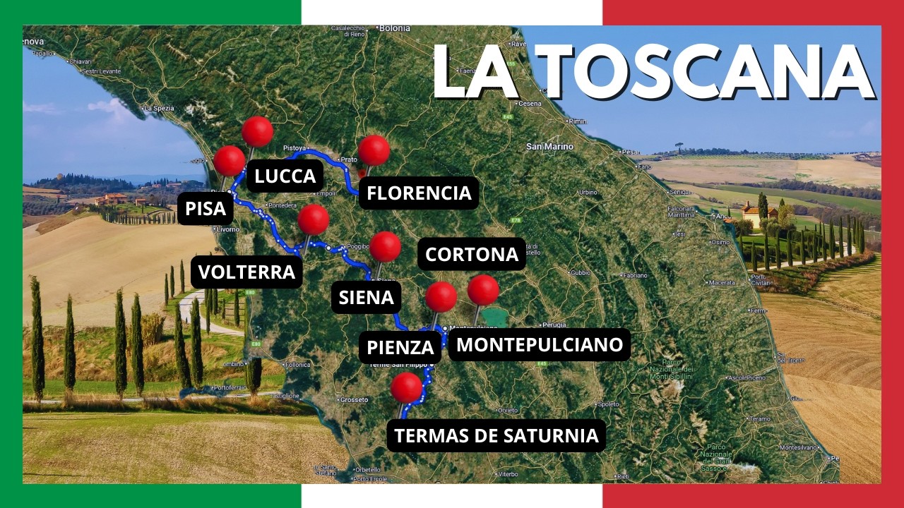 La TOSCANA en Coche: Ruta de 8 Días por los PUEBLOS más BONITOS de Italia 🚗🇮🇹