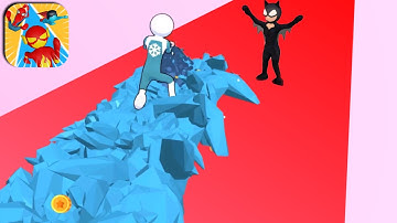 Superhero Race! All Levels Gameplay Level 7-10 ios, android