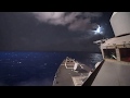 USS Porter Firing Tomahawk Missiles at Syria