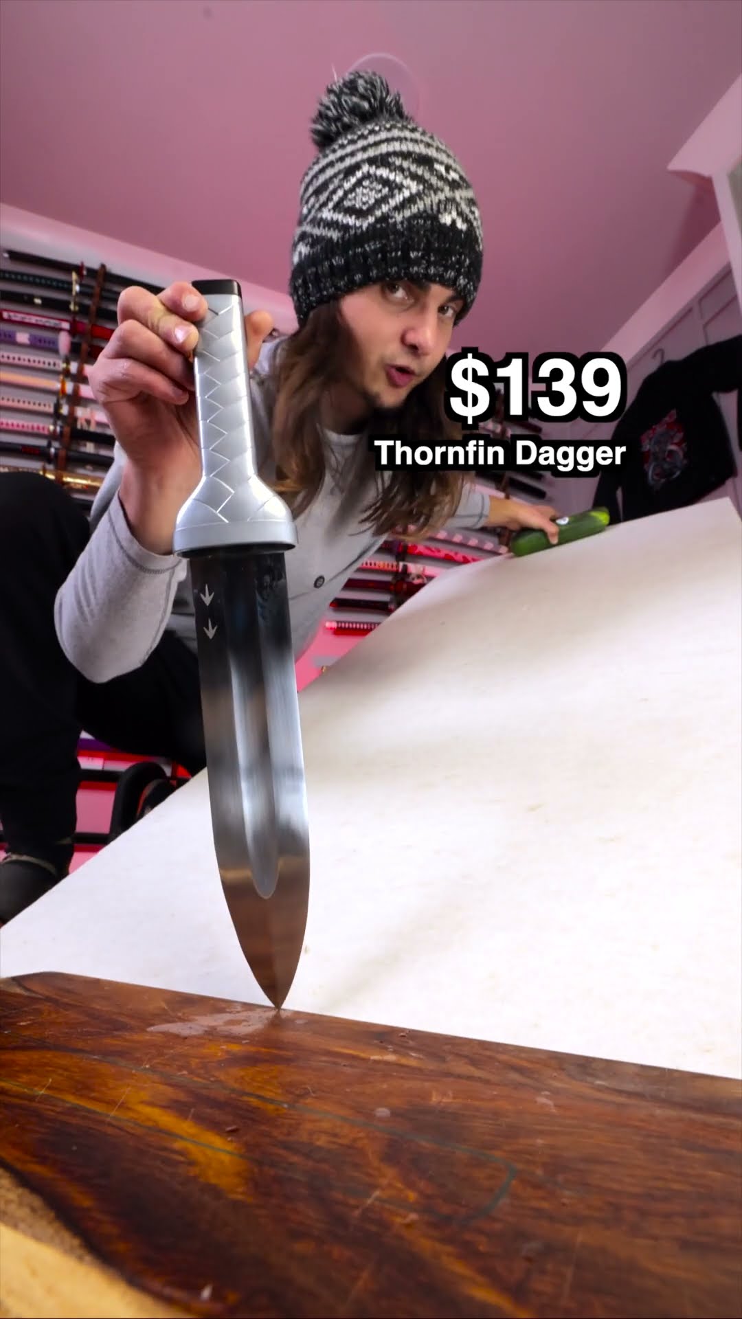 Cucumber slice from cheapest to $100M Dollar swords