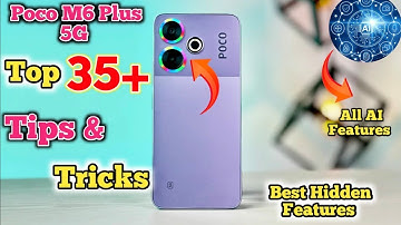 Poco M6 Plus 5G Tips And Tricks,Top 35+ Tips in Hindi,Tips And Tricks Poco M6 Plus 5G,Smart Features