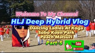 Part-5 Dancing Lady At Sogo Koen Park Peach Blossoms Matsuri