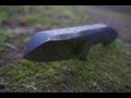 Knife making - 25mm thick titanium fixed blade