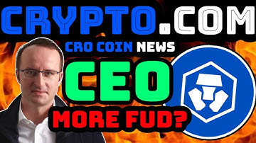 Crypto.com CEO Tweets | CRO Coin FUD | Cronos NEWS