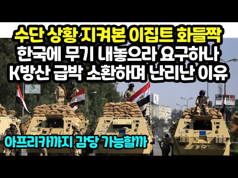수단상황 지켜 본 이집트 화들짝 한국에 무기 내놓으라 요구하나 K방산 급박 소환하며 난리난 이유 &amp;quot;<strong>아프리카까지</strong> 감당 가능할까&amp;quot;
