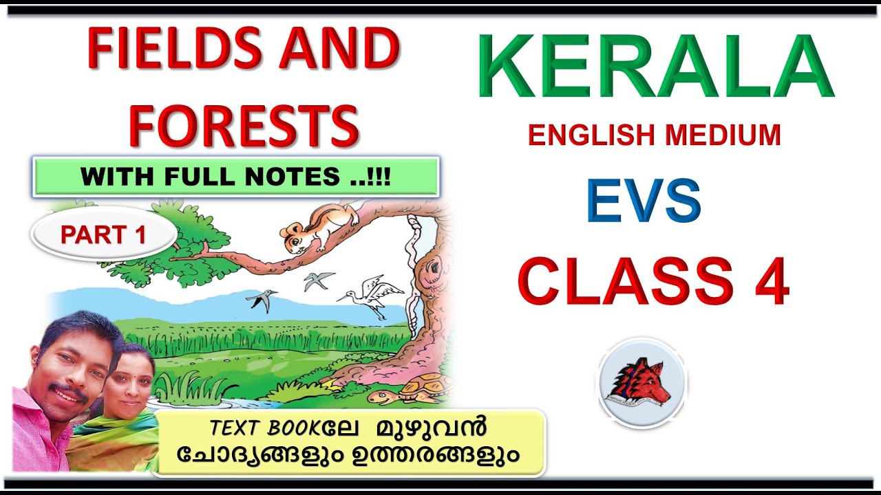 FIELDS AND FORESTS CLASS 4 EVS UNIT 1 SCERT KERALA SYLLABUS ...