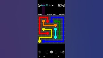 How To Solve Flow Free Interval Pack Level 93 7x7 Board Walk Through Solution Walkthrough