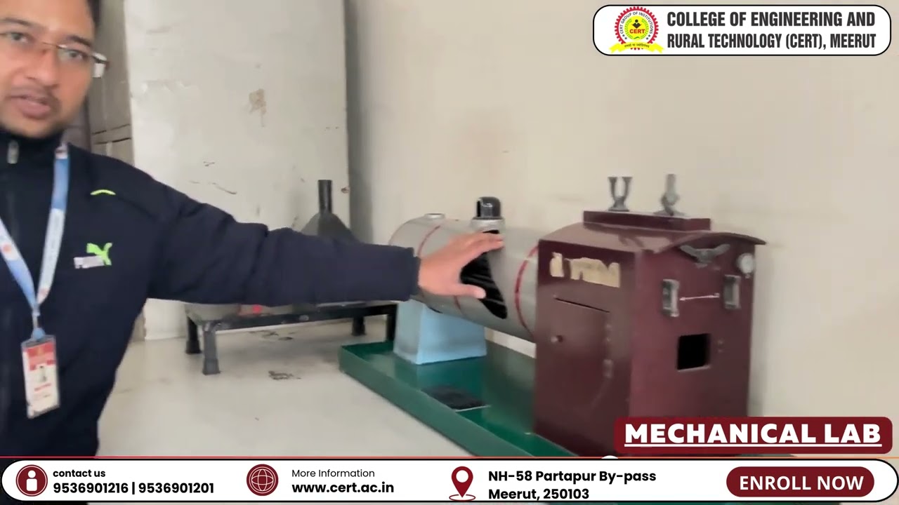 Mechanical Engineering Lab Tour | Hands-On Learning at CERT Meerut