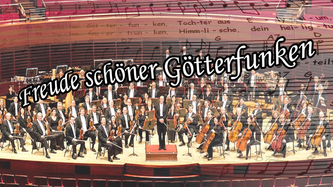 noten von freude schöner götterfunken