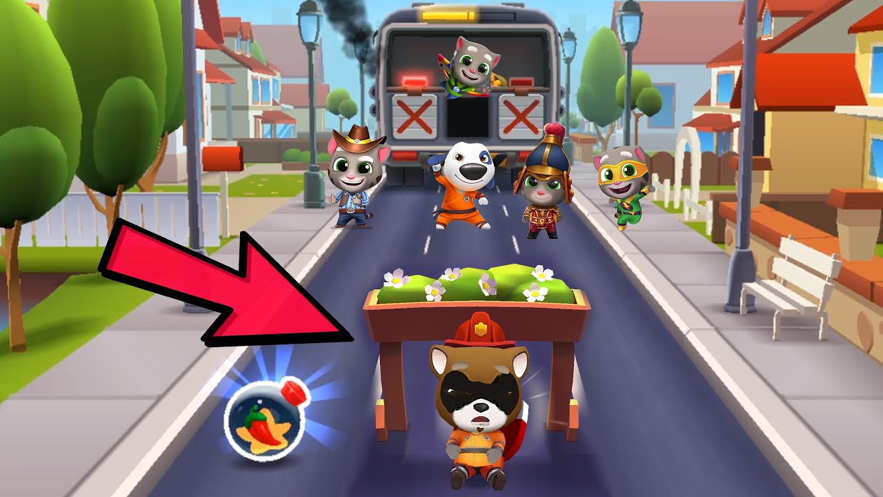 Tom Gold Run | The Million Race General Tom & Cowboy Tom & Kung Fu Hank & Super Tom | Four Screen