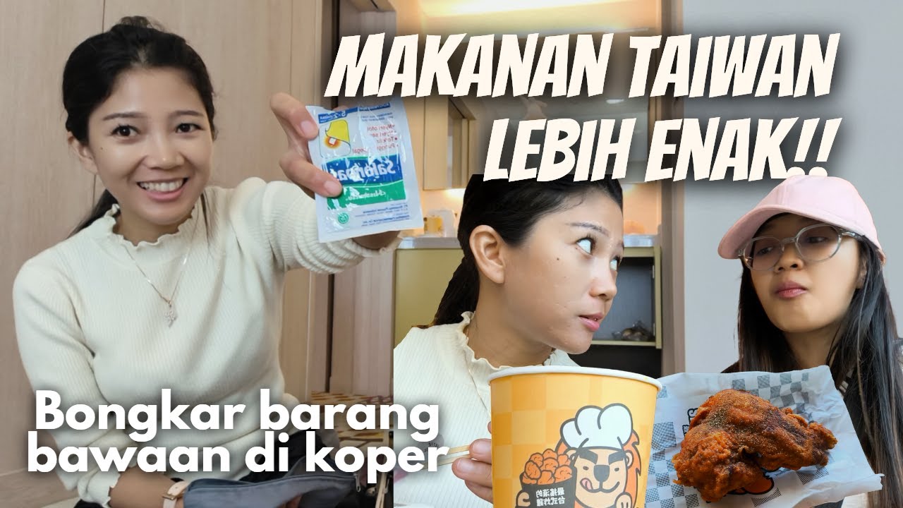Nice Hotel, Nice Foods, Bedah Isi Koper!! | Taiwan Day 1 Part 1