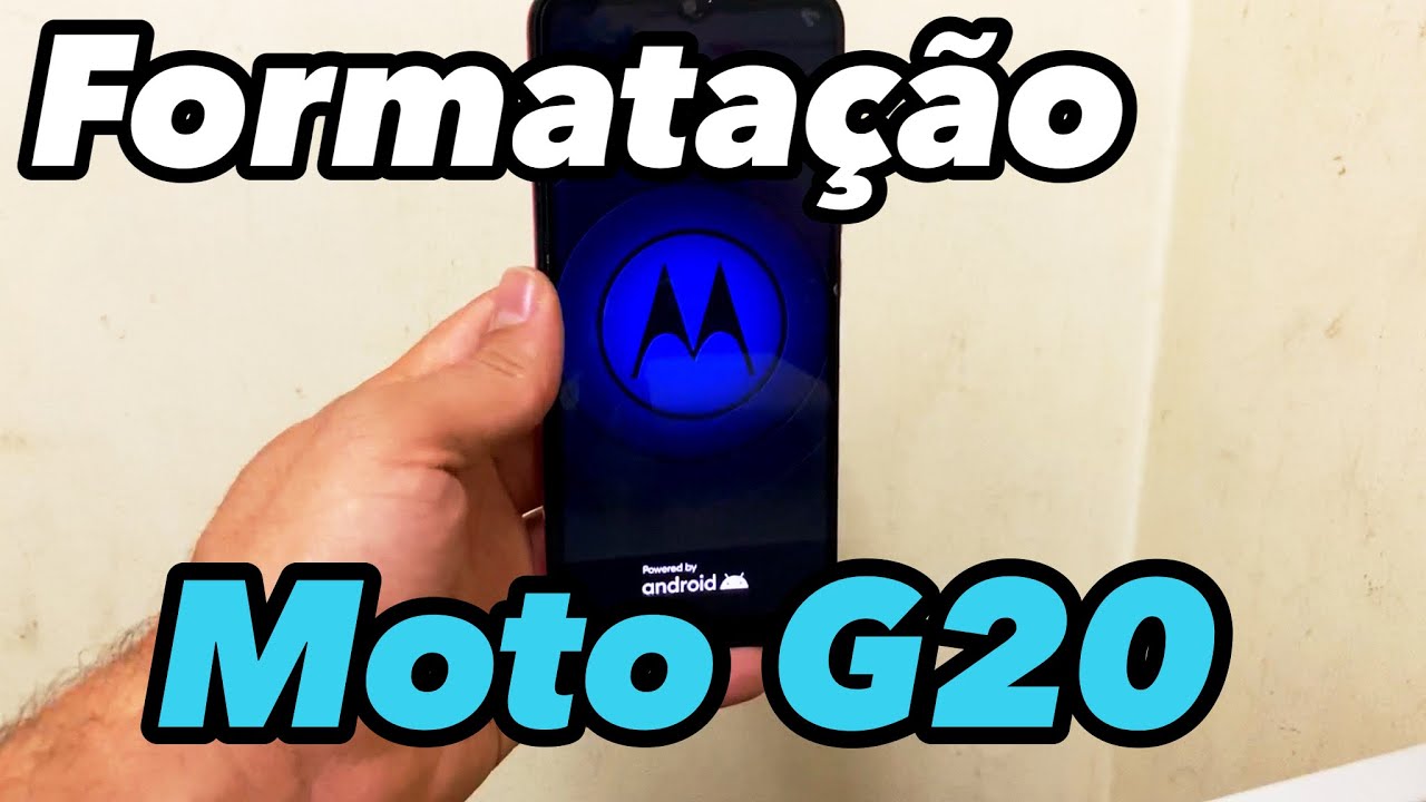 Como formatar MOTO G20 Hard Reset Desbloquear (Remover Senha) - YouTube