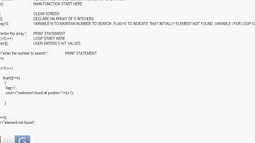 How to Program Linear Search in C++ HD