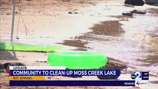 Community clean up at Moss Creek Lake