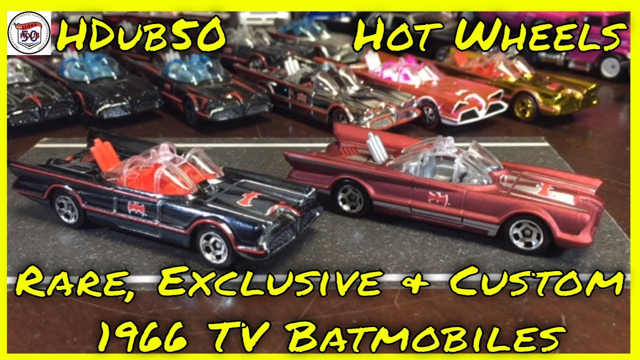 HDub50 Hot Wheels 1966 Batmobile TV Series Showcase