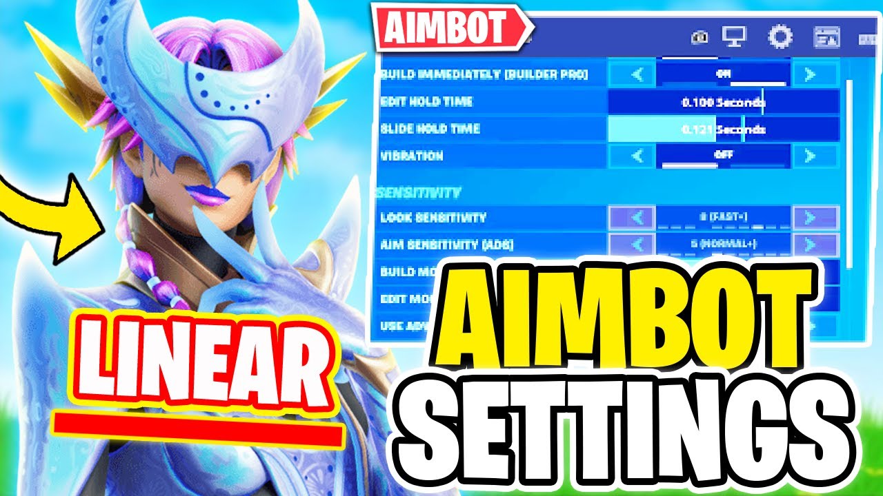 The BEST LINEAR SETTINGS For Chapter 4 😱 (500% Aim Assist ✅)