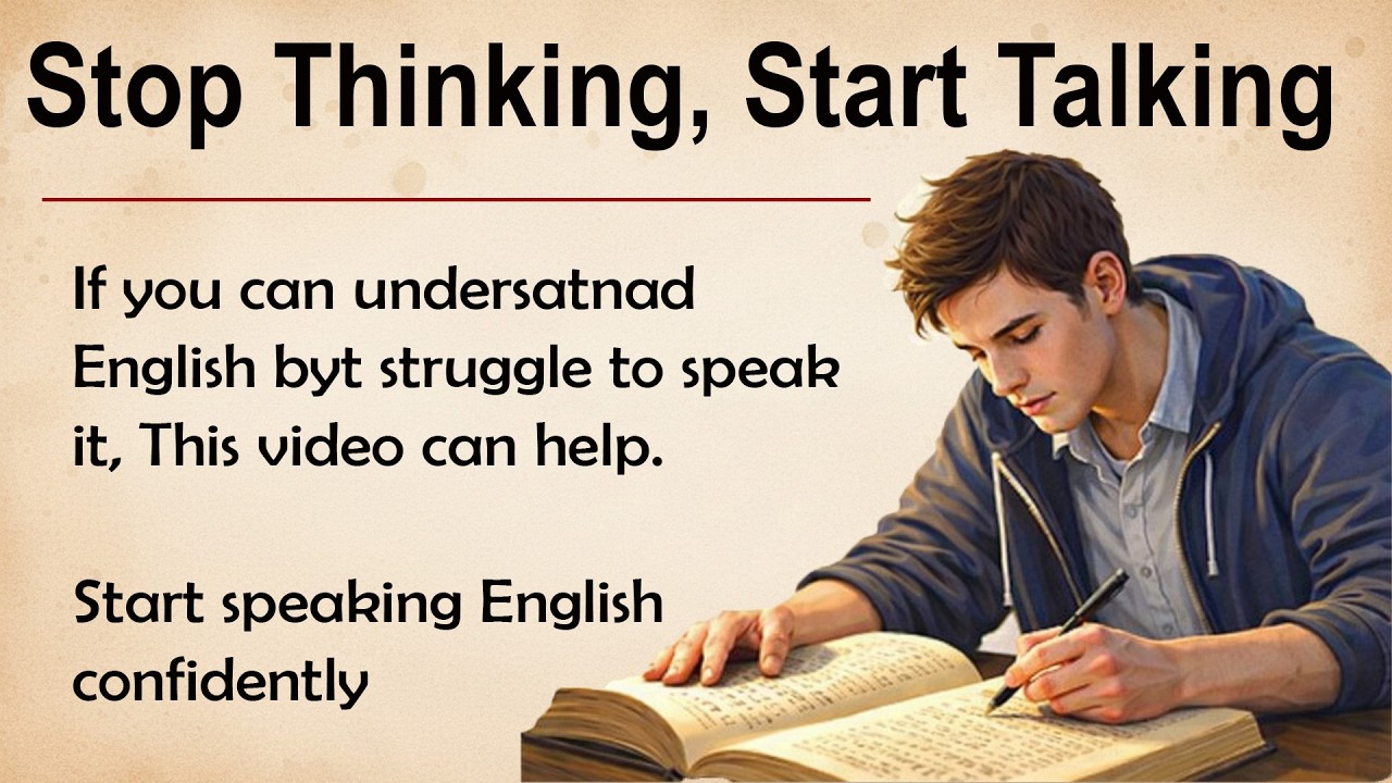 Stop Thinking, Start Talking In English || Graded Reader || Speak English Fluently ✅️