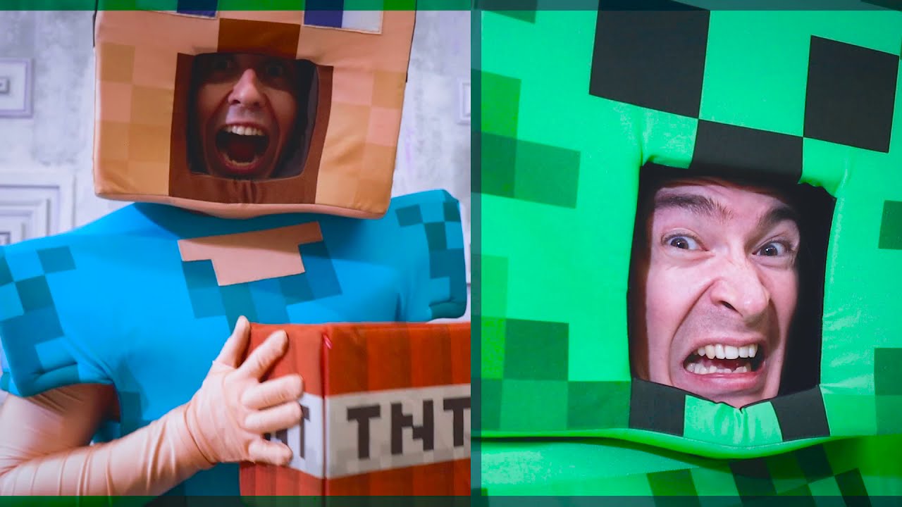 MINECRAFT CREEPER RAP IN REAL LIFE