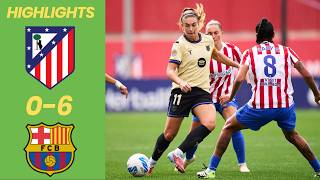 Atletico Madrid vs Barcelona: Absolute dominance!/ Liga F 2025_26 (12 Oct, 2025)