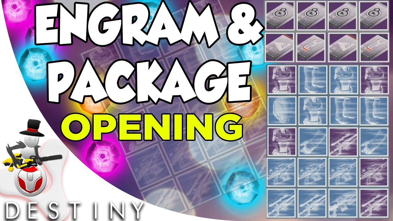 Destiny - LIVE LEGENDARY ENGRAM & FACTION PACKAGE OPENING!