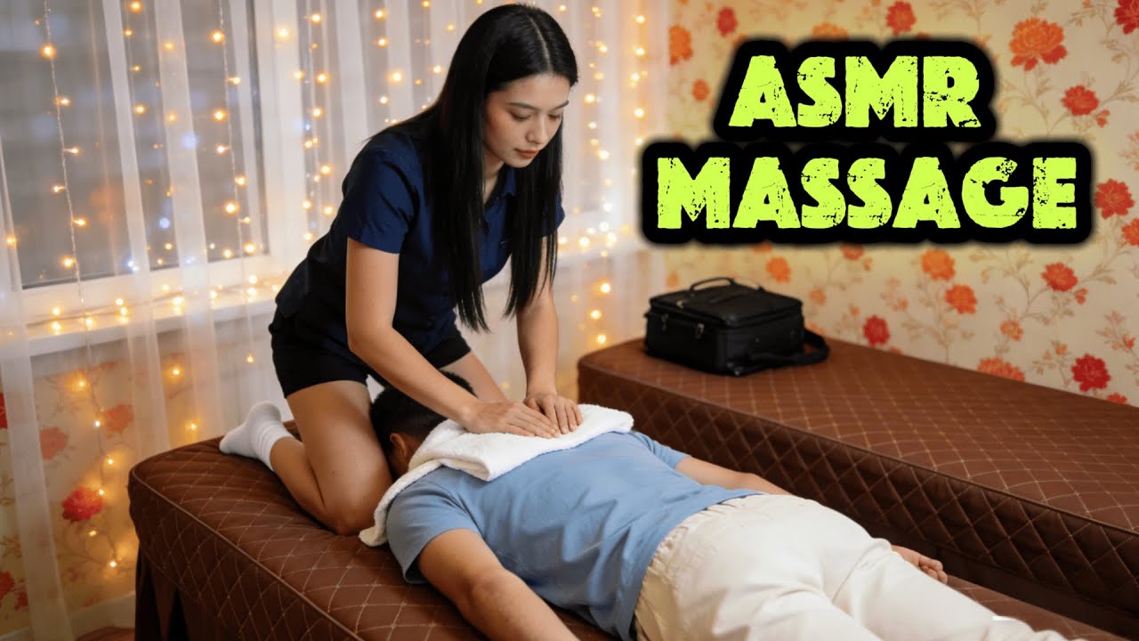 ✨ ASMR Full Body Massage: Shave 🪒 Ear Clean 👂 & Nails 💅& Massage 💆‍♂️