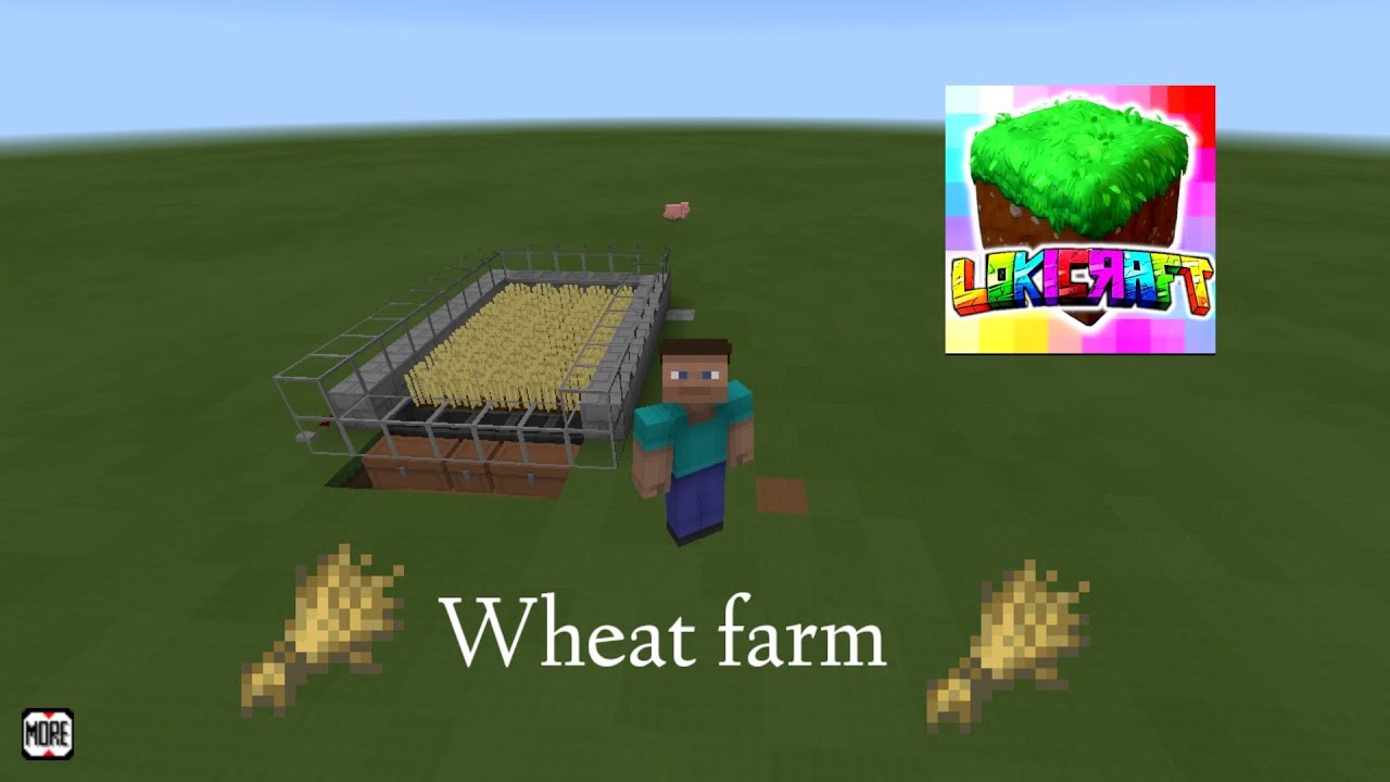 How to make easy wheat farm in lokicraft | wheat farm