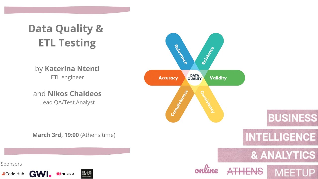 Data Quality and ETL testing