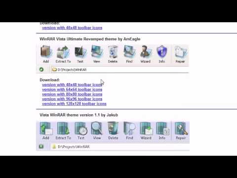 How to change Winrar Theme - თემის შეცვლა